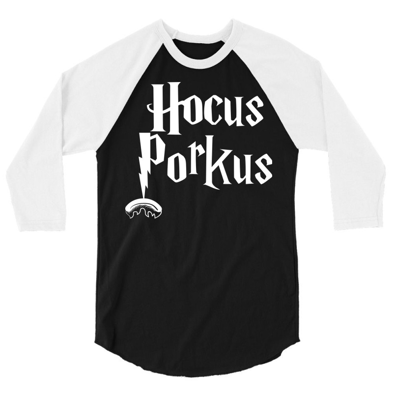 Hocus Porkus Funny Novelty Bbq Barbecue Pit Boss P 3/4 Sleeve Shirt by strosesimonsf | Artistshot