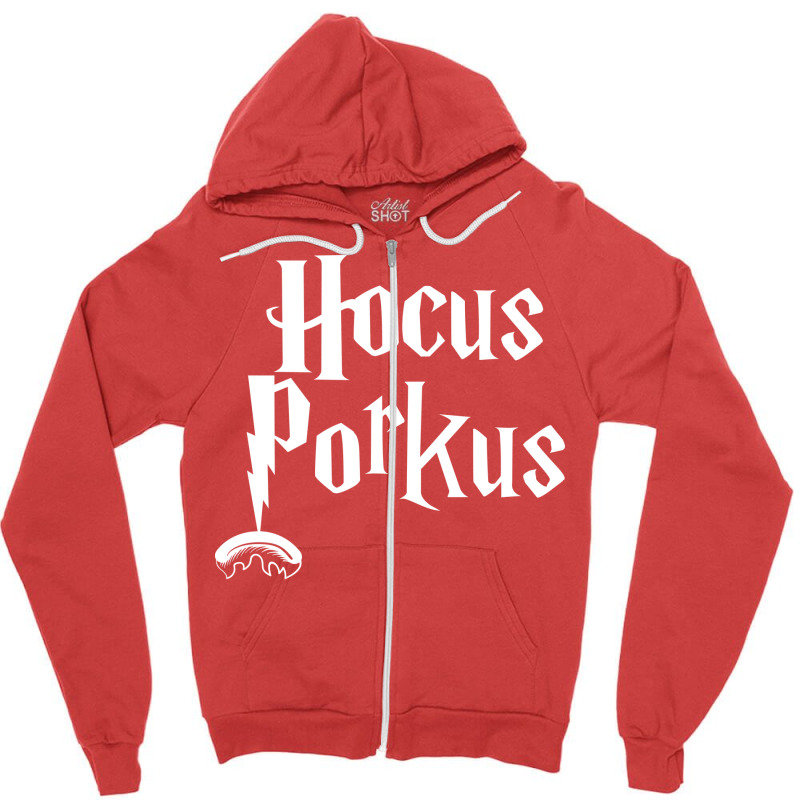 Hocus Porkus Funny Novelty Bbq Barbecue Pit Boss P Zipper Hoodie by strosesimonsf | Artistshot