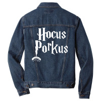 Hocus Porkus Funny Novelty Bbq Barbecue Pit Boss P Men Denim Jacket | Artistshot