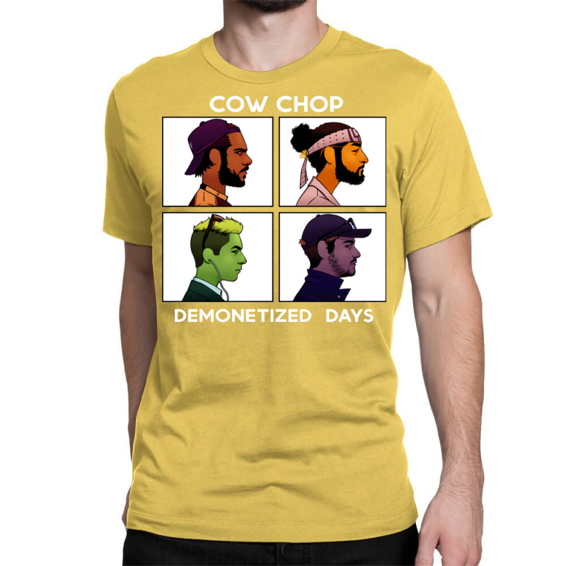 Cow Chop Demonetized Days Classic T-shirt by cujiaouridap | Artistshot