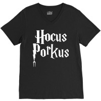 Hocus Porkus Funny Novelty Bbq Barbecue Pit Boss P V-neck Tee | Artistshot