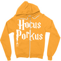 Hocus Porkus Funny Novelty Bbq Barbecue Pit Boss P Zipper Hoodie | Artistshot