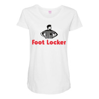 Foot Locker Black Maternity Scoop Neck T-shirt | Artistshot