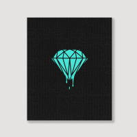 Drippin' Diamond Portrait Canvas Print | Artistshot