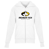 Michigan Tech Huskies Youth Zipper Hoodie | Artistshot