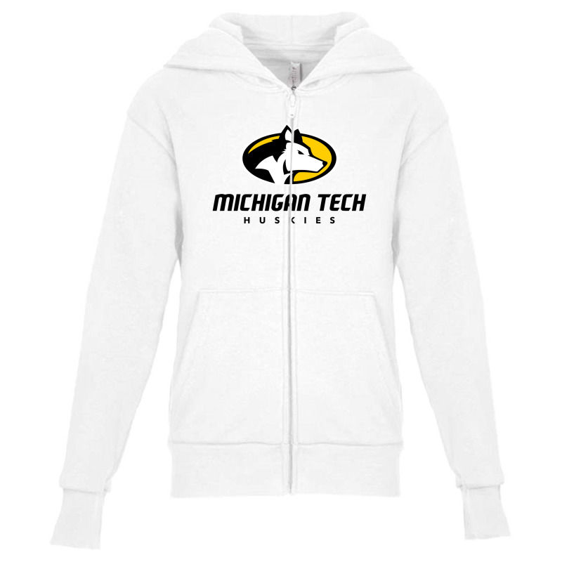 Michigan Tech Huskies Youth Zipper Hoodie | Artistshot