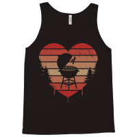 Cute Vintage Heart Bbq Valentine Day Love Gift Ide Tank Top | Artistshot