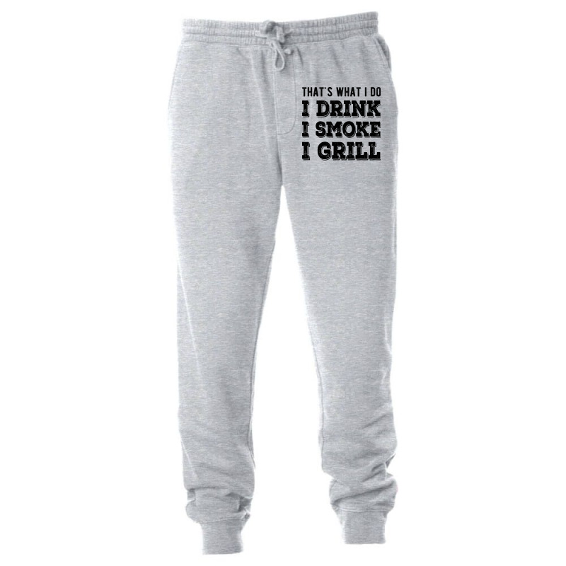 I Drink I Smoke I Grill Texas Bbq Design For Him G Unisex Jogger by strosesimonsf | Artistshot