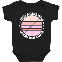 Flute Player Apparel For Flutist Instrument Musici Baby Bodysuit | Artistshot