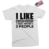 I Like Board Games And Maybe 3 People Yellow Exclusive T-shirt | Artistshot