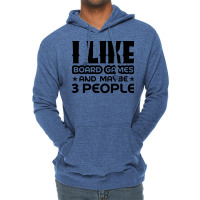 I Like Board Games And Maybe 3 People Yellow Lightweight Hoodie | Artistshot