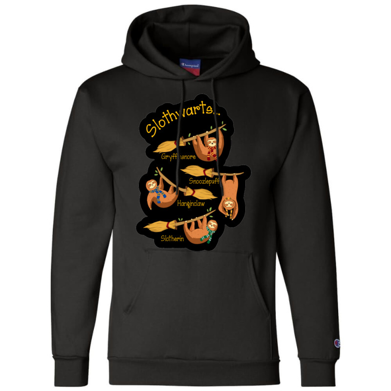 Magic Sloths 54 Champion Hoodie by squibbvossen6 | Artistshot