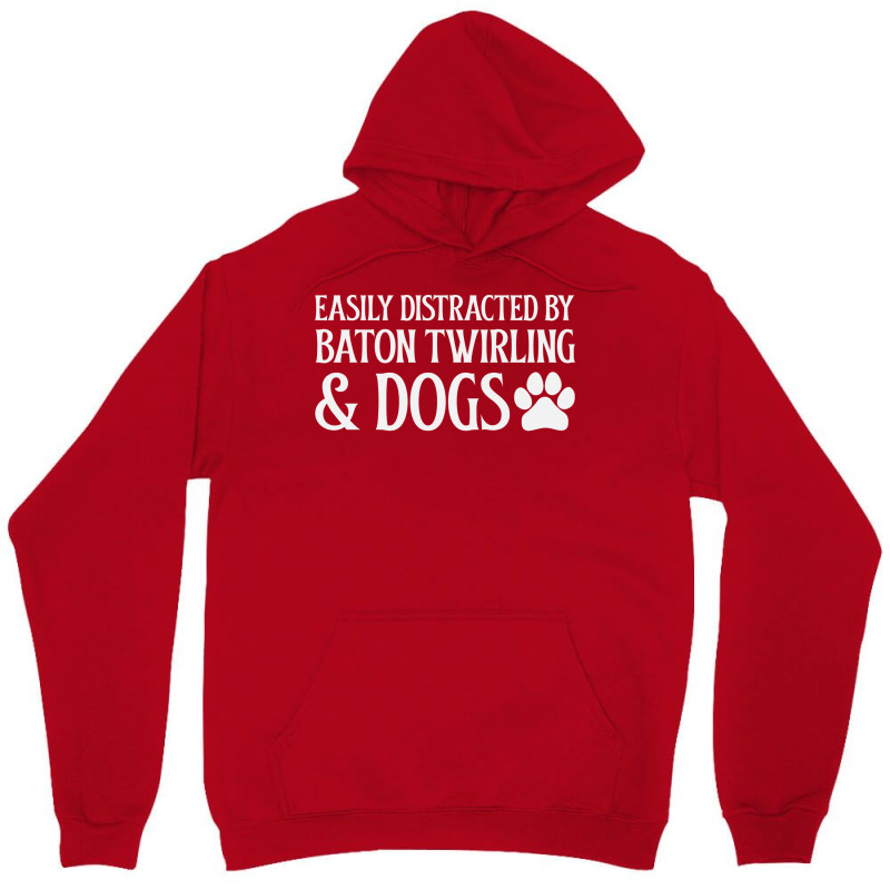 Easily Distracted Red Unisex Hoodie by strosesimonsf | Artistshot