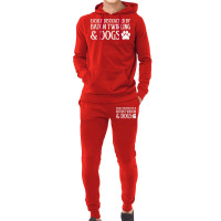 Easily Distracted Red Hoodie & Jogger Set | Artistshot