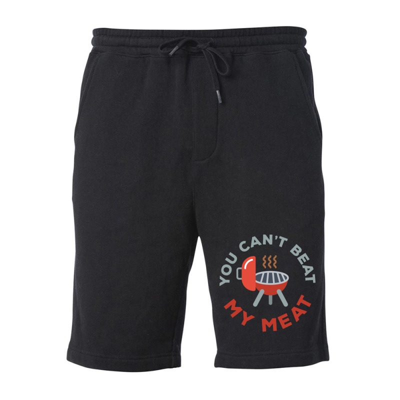 Funny Bbq You Cant Beat My Meat Grill Barbecue Hip Fleece Short by strosesimonsf | Artistshot