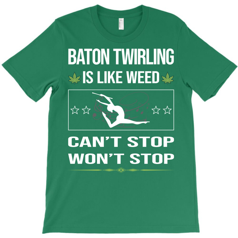 Funny Cant Stop Baton Twirling Twirl Twirler Vinta T-Shirt by strosesimonsf | Artistshot