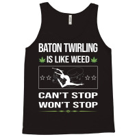 Funny Cant Stop Baton Twirling Twirl Twirler Vinta Tank Top | Artistshot