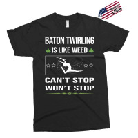 Funny Cant Stop Baton Twirling Twirl Twirler Vinta Exclusive T-shirt | Artistshot