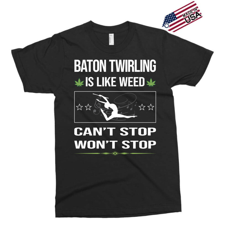 Funny Cant Stop Baton Twirling Twirl Twirler Vinta Exclusive T-shirt by strosesimonsf | Artistshot