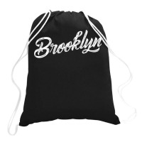 Brooklyn Sweatshirt Drawstring Bags | Artistshot