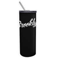 Brooklyn Sweatshirt Skinny Tumbler | Artistshot