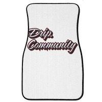 Drip Community (front) Shark (back) Premium T Shir Front Car Mat | Artistshot