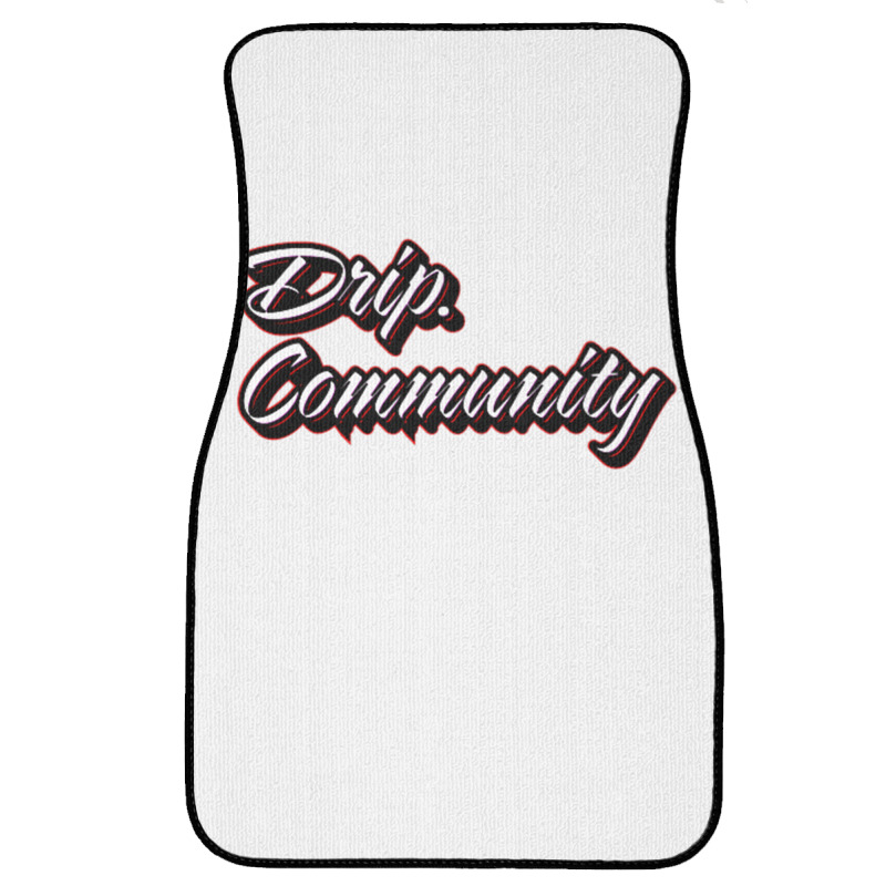 Drip Community (front) Shark (back) Premium T Shir Front Car Mat | Artistshot