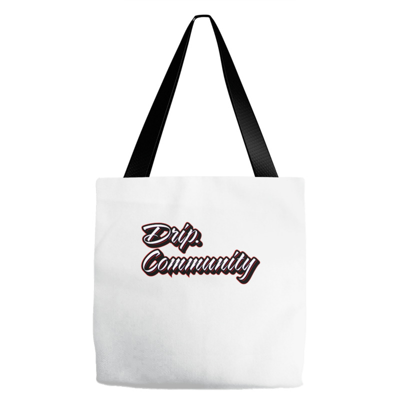 Drip Community (front) Shark (back) Premium T Shir Tote Bags | Artistshot