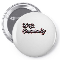 Drip Community (front) Shark (back) Premium T Shir Pin-back Button | Artistshot