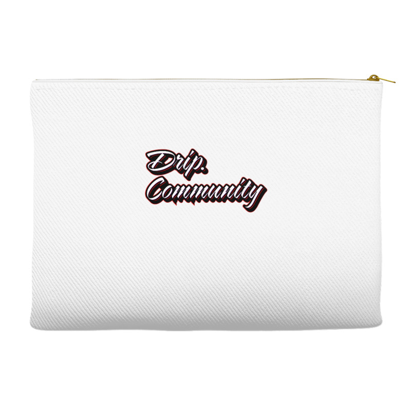 Drip Community (front) Shark (back) Premium T Shir Accessory Pouches | Artistshot