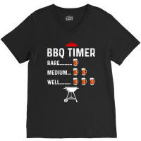 Grill Barbecue Bbq Season Meat Grillmaster Gift Su V-neck Tee | Artistshot