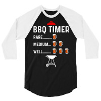 Grill Barbecue Bbq Season Meat Grillmaster Gift Su 3/4 Sleeve Shirt | Artistshot