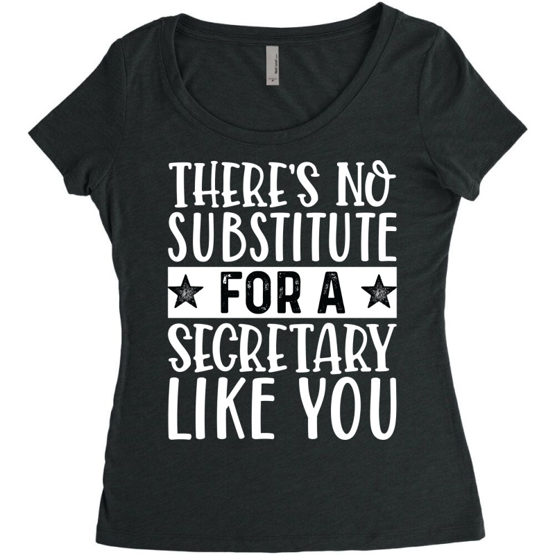 Theres No Substitue For A Secretary Like You Hippi Women's Triblend Scoop T-shirt by cozubfitonoo | Artistshot