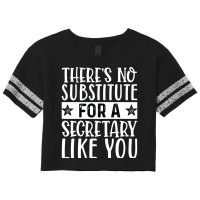 Theres No Substitue For A Secretary Like You Hippi Scorecard Crop Tee | Artistshot