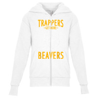 Trapper Trapping Hunter T Shirt Youth Zipper Hoodie | Artistshot