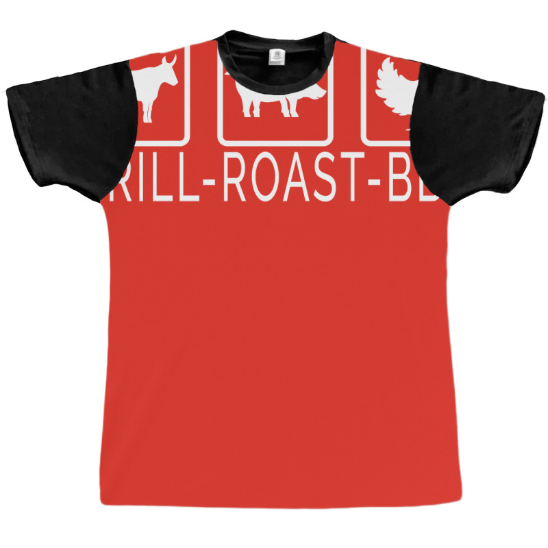 Grill Beef Roast Pork Bbq Chicken Perfect Barbecue Graphic T-shirt by strosesimonsf | Artistshot