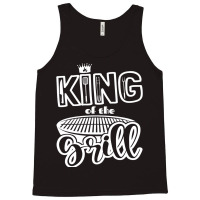 King Of The Grill Bbq Grilling Outdoor Cooking Quo Tank Top | Artistshot