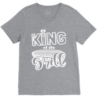 King Of The Grill Bbq Grilling Outdoor Cooking Quo V-neck Tee | Artistshot