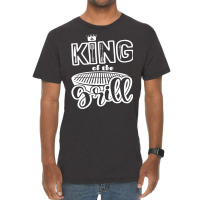 King Of The Grill Bbq Grilling Outdoor Cooking Quo Vintage T-shirt | Artistshot