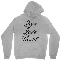 Live Love Twirl 80s Unisex Hoodie | Artistshot