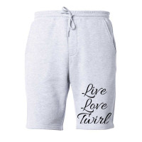 Live Love Twirl 80s Fleece Short | Artistshot