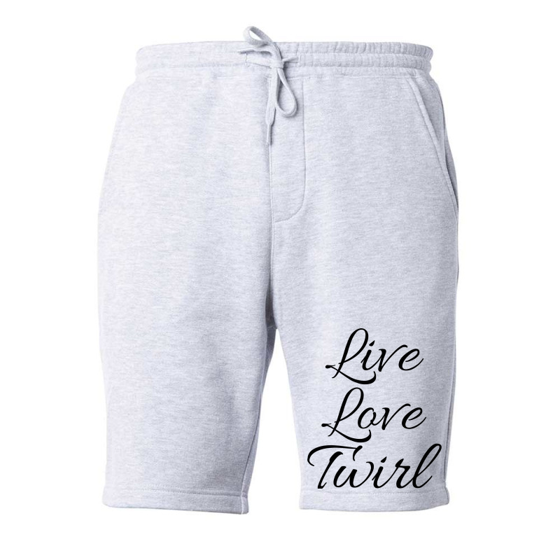 Live Love Twirl 80s Fleece Short by strosesimonsf | Artistshot