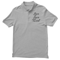 Live Love Twirl 80s Men's Polo Shirt | Artistshot