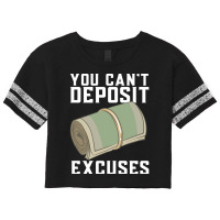 You Cant Deposit Excuses 80s Scorecard Crop Tee | Artistshot