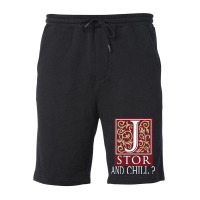 Jstor And Chill    White Fleece Short | Artistshot