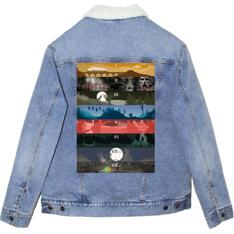 Many Stages 15 Unisex Sherpa-Lined Denim Jacket by russomongonn | Artistshot