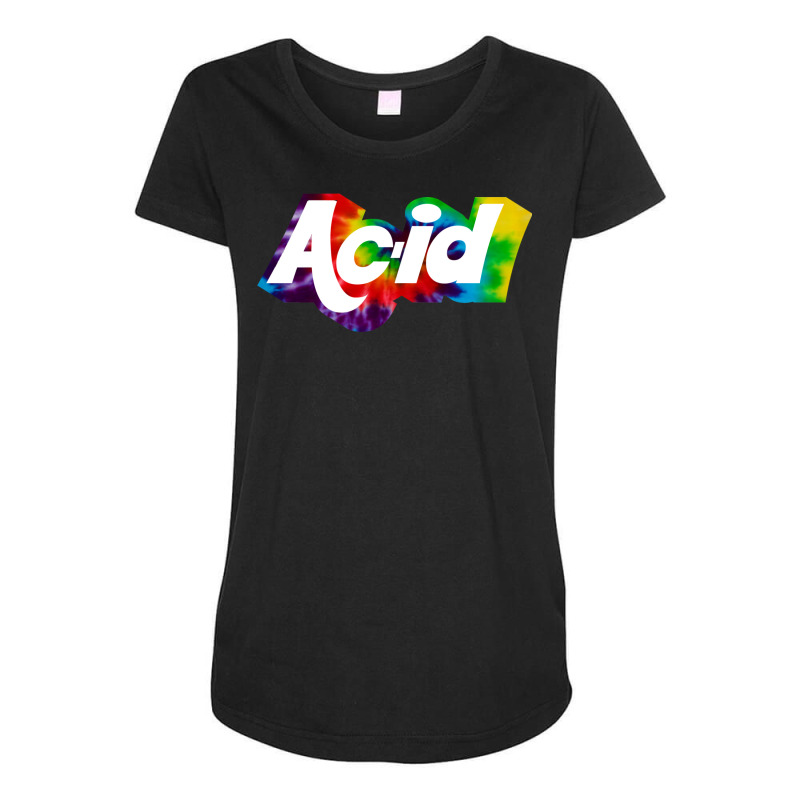 Acid Aid Maternity Scoop Neck T-shirt by kloberpromil | Artistshot