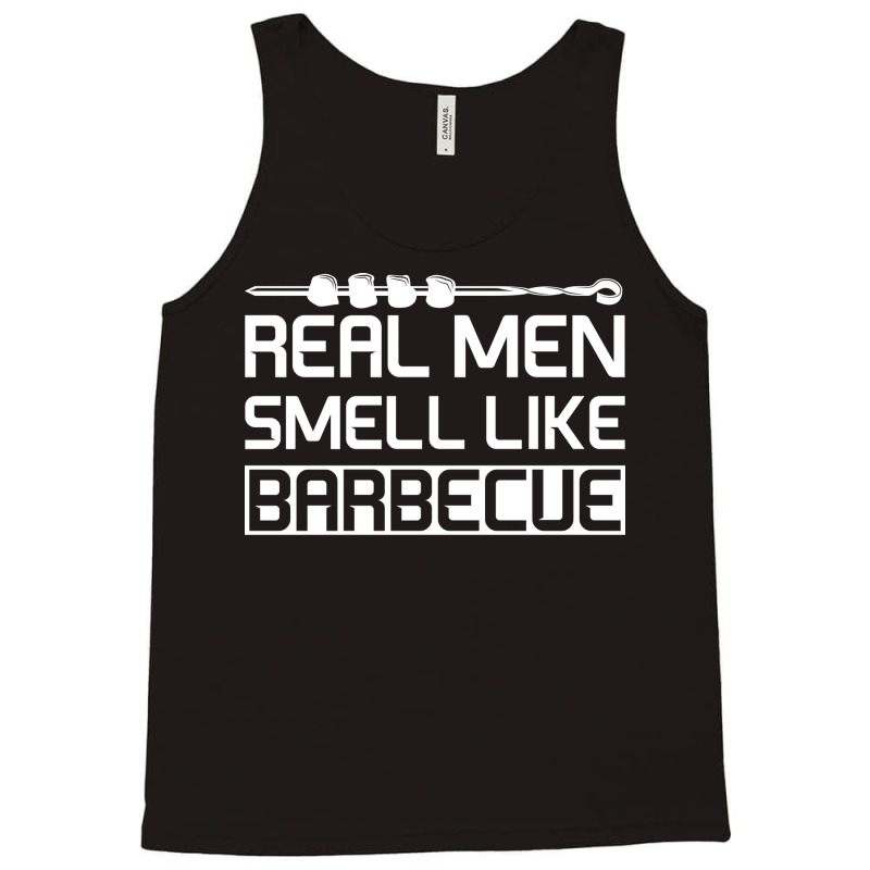 Real Men Smell Like Barbecue Aesthetic Tank Top by strosesimonsf | Artistshot