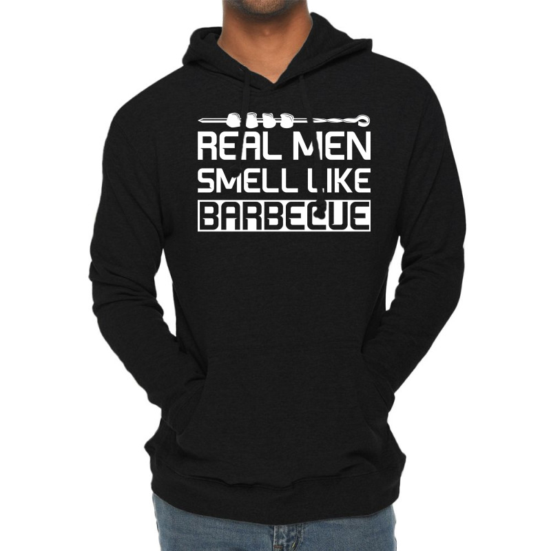 Real Men Smell Like Barbecue Aesthetic Lightweight Hoodie by strosesimonsf | Artistshot