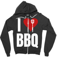 I Love Bbq Bbq Grill Zipper Hoodie | Artistshot